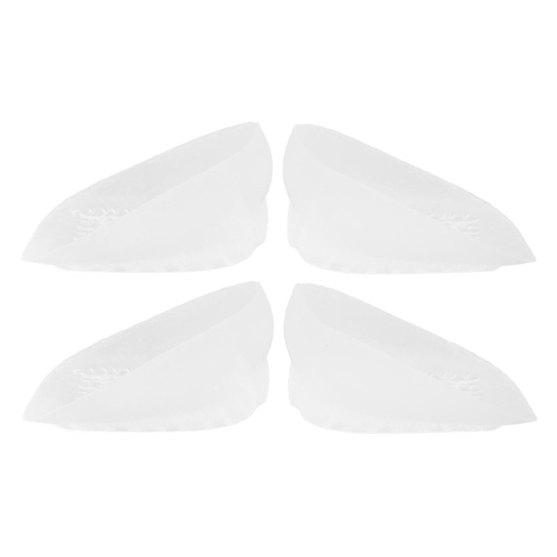 2 Pair Gel Heel Pad Transparent Strong Adhesion Soft Massaging
