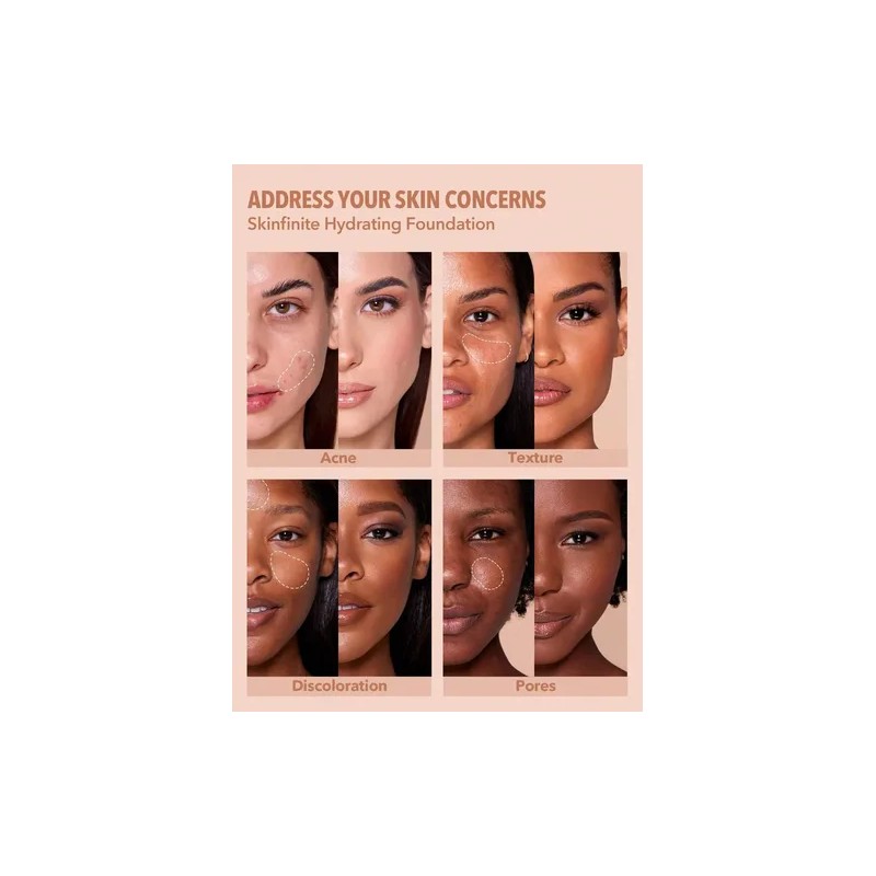Crema Hidratante Sheglam Skinfinite Base Tono Almendra
