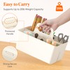 Lifewit Plastic Art Supply Storage Organizer, Divided Caddy Organizer with