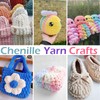 Chunky Velvet Chenille Yarn for Crocheting Velvet Fluffy Plush Thick
