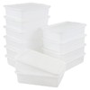 Doryh 12-Pack 13 L Commercial Bus Tub with Lid, Plastic