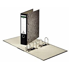 Leitz 220110 Double Folder with Slots 2x A5 Landscape Black