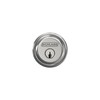 SCHLAGE B60N625 Deadbolt, Keyed 1 Side, Bright Chrome