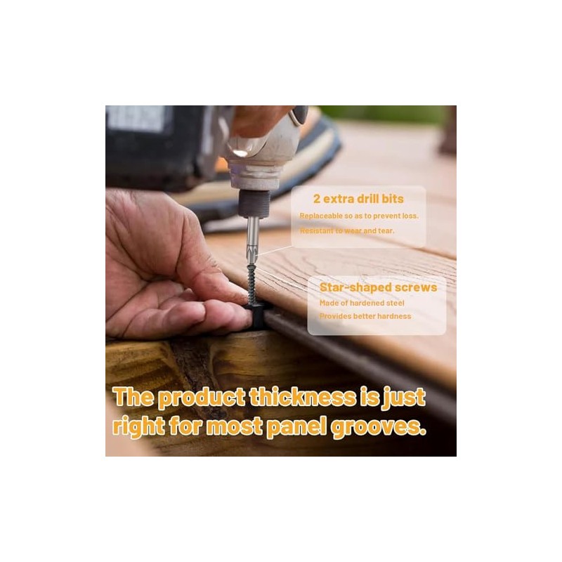 1250 PCS Hidden Deck Fasteners for Composite Decking Board,Composite Deck