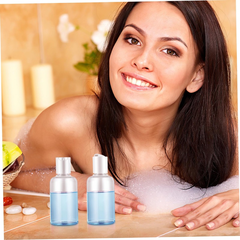 TOVINANNA 12pcs Travel Bottles Refillable Press Bottles for Shampoo Lotion