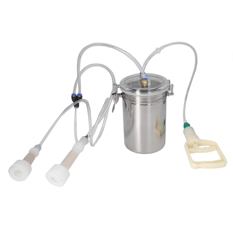 Goat Milking Machine, 2000 ml Manual Milking Machine, Portable Manual