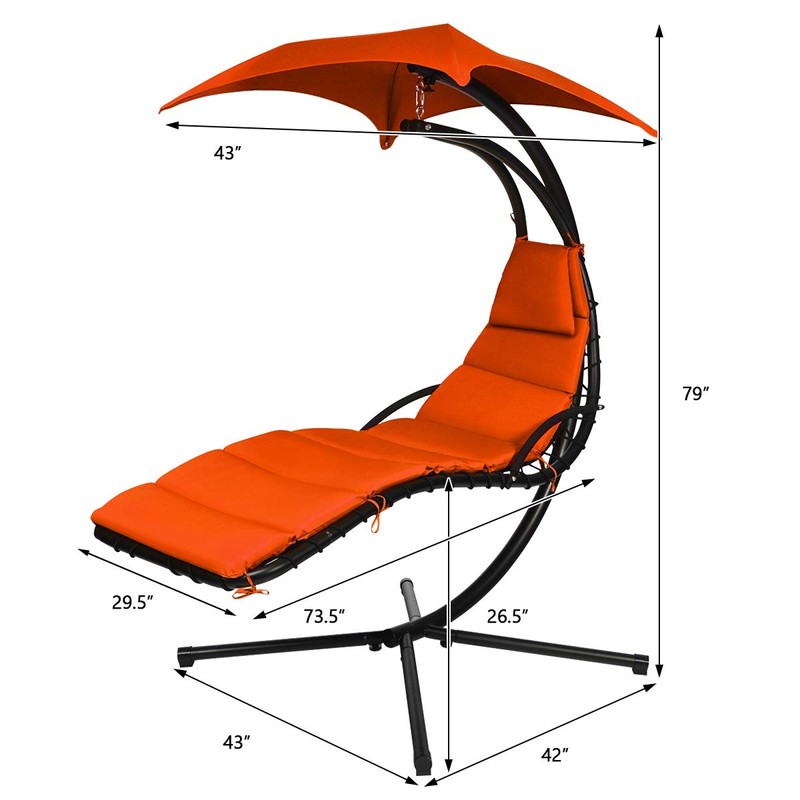 BETTARY Hammock Chairs, Orange