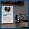 Hon&Guan Dryer Vent Connector, High Quality Iron Twist Lock Dryer