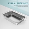 IKITCHEN Stainless Steel Cat Litter Box, Large Metal Litter Box