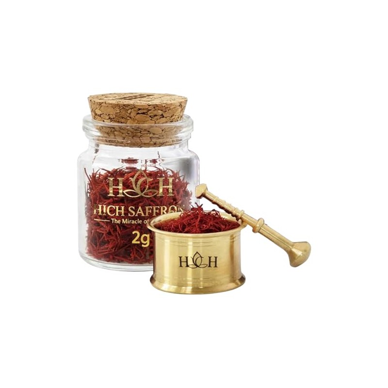 HICH SAFFRON Super Negin Saffron Threads, Premium Grade A+ Saffron,