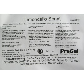 PreGel 2.4 LB BAG PREGEL LIMONCELLO SPRINT COMPLETE POWDER MIX FOR ITALIAN GILATO 2026