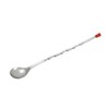 Winco 11-Inch Bar Spoon Steel with Red Knob