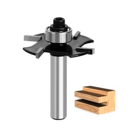 GLRYD Disc Groove Cutter for Router 8 mm Shank, 3 mm Cutting Height, 36.7 mm Cutting Diameter, 4 Teeth Carbide Blade, Woodworking for Precise Groove and Groove Milling Work