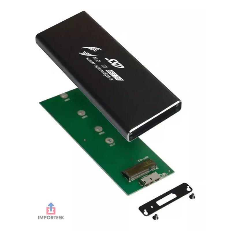 Importeek Case Gabinete Ssd M2 Disco Duro Externo Ngff Usb