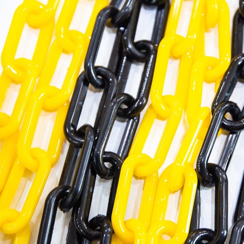 5 Meter 8MM Plastic Chain - Yellow and Black |