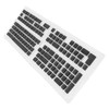 Keyboard Keycaps 129 Keys Pudding Transparent OEM Height PBT Two