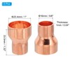 PATIKIL 1" to 5/8" ID Copper Reducer, 3pcs 99.9% Pure