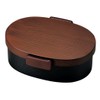 HAKOYA Tight Operated Wood Grain 小判 Bento Large Tochigi Eyes