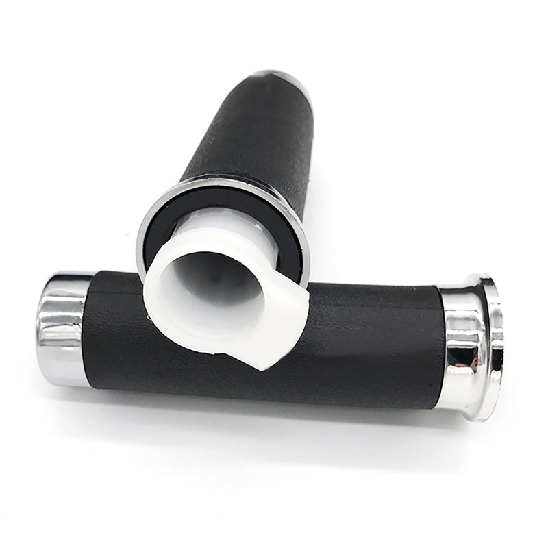 2PCS Motorcycle Throttle Handle Comfortable Grasp Slip Resistant Shockproof Handlebar