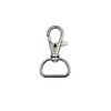 MAKRAMA Gancho Para Llavero Macrame 2cm (10 Pzas) (Plateado)