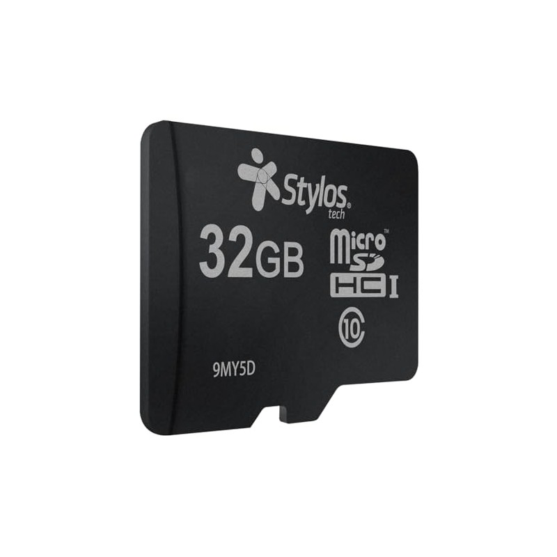 Memoria Micro SD 32GB Clase 10 Sin Adaptador Negro Stylostech