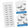 TOVINANNA Short False Eyelashes Pack 10 Pairs Wispy Lashes for