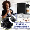 Descaling spout for hot water for capsule machine with original