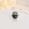 JewelryWe Women Men Finger Watch Stylish Owl Flip-Open Cover Quartz