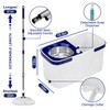 Spin Mop and Bucket with Wringer Set, Mop Bucket System