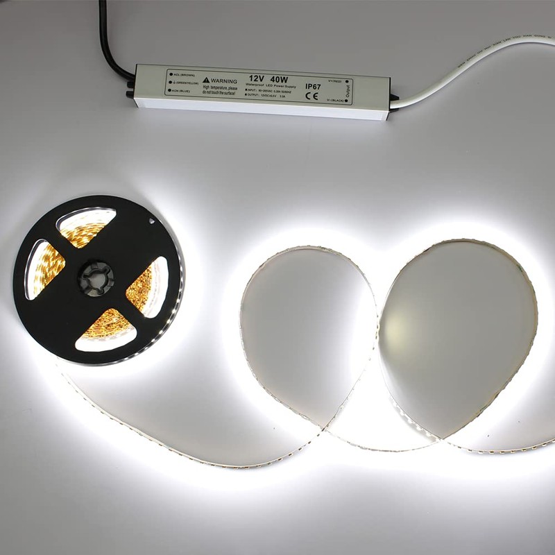 40W 12 Volt LED Power Supply, Waterproof IP67 LED Driver,