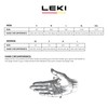 LEKI HRC Race Shark Gloves, Black/Neon Yellow, EU 10