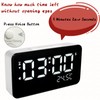 Talking Alarm Clock and Countdown Timer, Hourly Chime for Visually