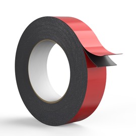 SWRT Double Sided Tape, 33FT x 1 Inch x 0.04 Inch Thick Heavy Duty Mounting Foam Tape, Waterproof Adhesive Tape for Car, LED Strip Light, Home Office Automotive Decor