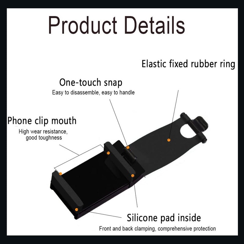 HAOBO Car Phone Holder - Adjustable Car Cradle, Steering Wheel