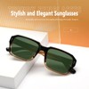 YuJian Trendy Classic Square Sunglasses for Women Men Fashion Designer
