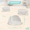 MiniHugs Kantenschutz Gummi Eckenschutz für Kinder, 24 Stück, transparent