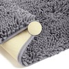 Poligono Bathroom Rug, Non-Slip, Washable, Microfibre Absorbent Bath Mat, Shower