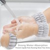Casoty 6 Pcs Spa Headband Face Wash Headband and Wristband