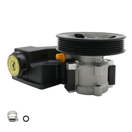 Cuuove 20-61607 Power Steering Pump with Pulley Reservoir For 1999-2004 Jeep Grand Cherokee Sport Utility L6 4.0L, 1999-2000 Jeep Grand Cherokee Sport Utility V8 4.7L, Power Assist Pump Assembly