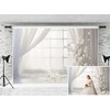 APROPHIC 2.1 x 1.5 m Photo Background, White Curtains with