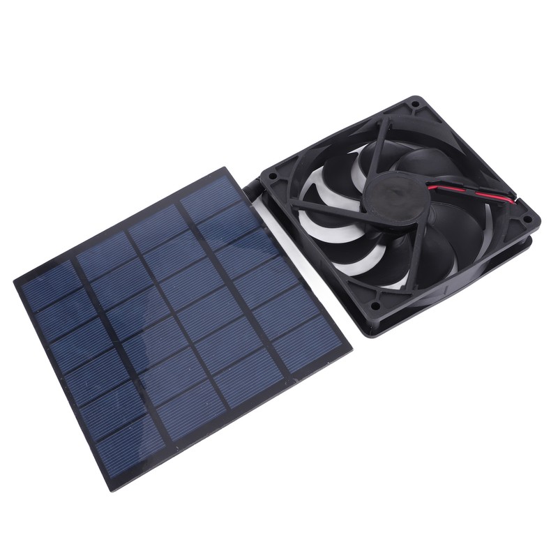 5W Solar Panel Fan Eco Friendly Low Noise Compact Portable