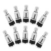 GRIRIW 10pcs Durable Bolt in Tire Valve Stems with Caps
