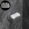 2 Pack Suction Cup Soap Dish Holder Soap Case Clear