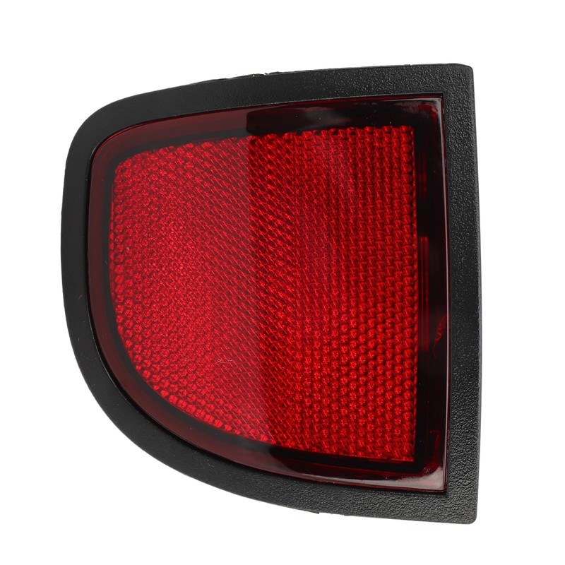Red Rear Bumper Reflector Panel, Tail Side Reflector, Compatible with