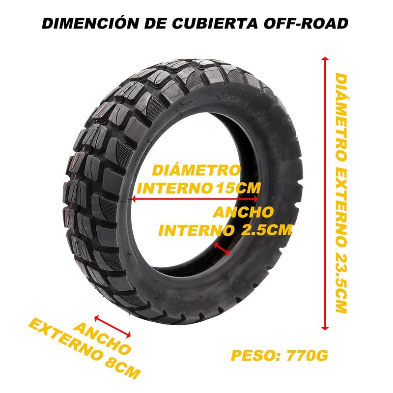 ANSENI 10 inch (10X3.0) (80/65-6) (255X80) Tires for Kugoo M4