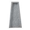 Rubberific Premium Rubber Downspout Splash Block, Rain Guard, Stone Textured
