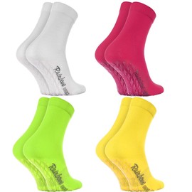Rainbow Socks by Cotton Reich, Comfort for Everyday, Ideal for: Smooth Floors, Yoga, Trampolining, Colourful for Women and Men, Oeko-Tex Certificate, Made in EU - 44/46