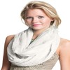 Cream Mobius Infinity Scarf Snood Cowl Tube Round Moebius Shawl