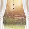 Hanging Rain Chime Metal Beautiful Sound Decorative Bell Shaped Rain