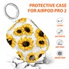 Maxjoy for Airpods Pro 2nd Generation Case Cover, Clear Sunflower